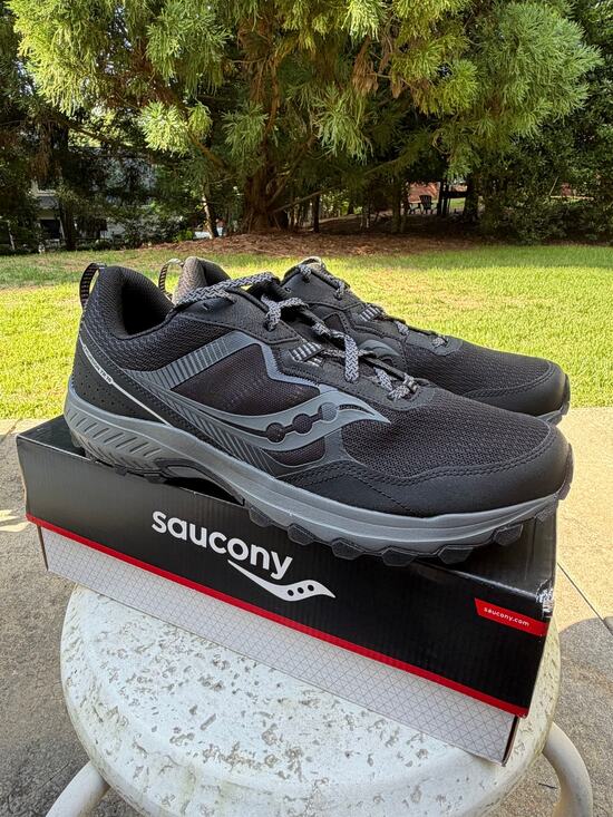 Saucony Excursion TR16 Trail Running Shoes Black Gray Men’s Size 14 main image 4